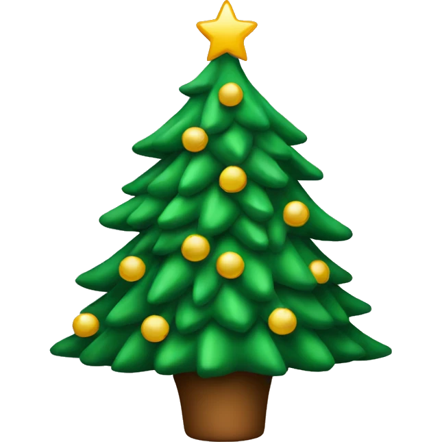Christmas tree emoji