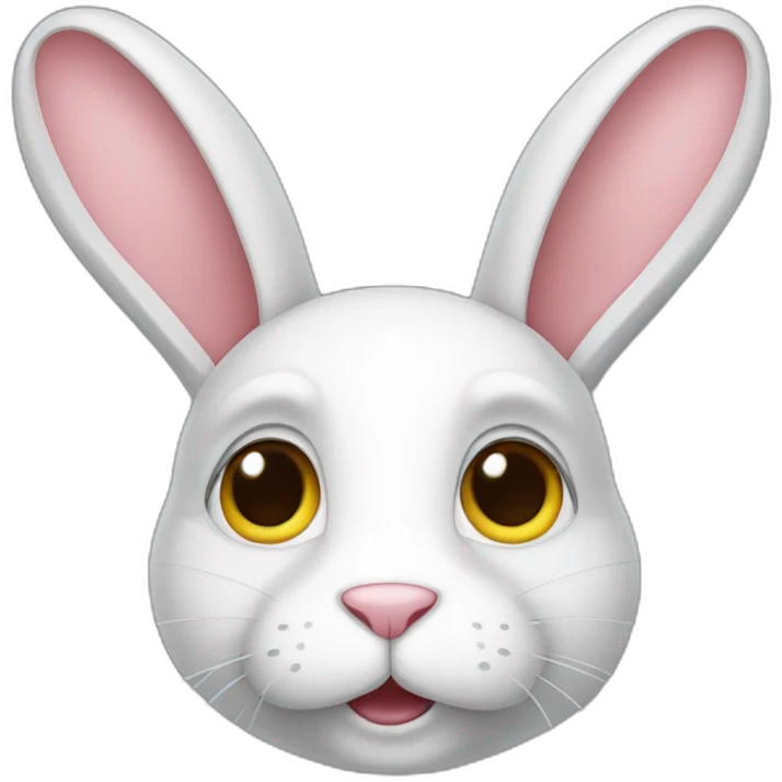 A rabbit who shows he's famous emoji