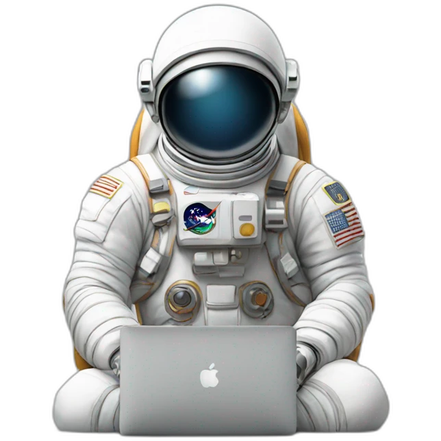 astronaut-with-macbook emoji