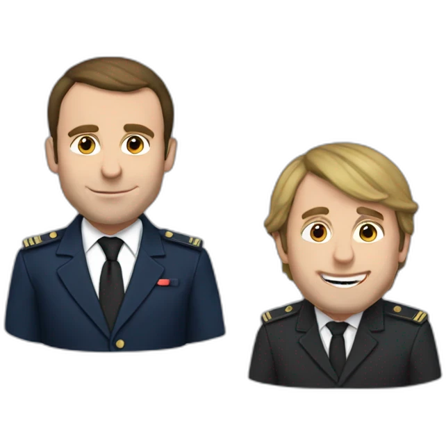 Macron en Y emoji
