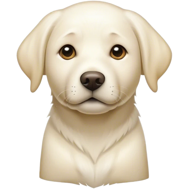 White Labrador  emoji