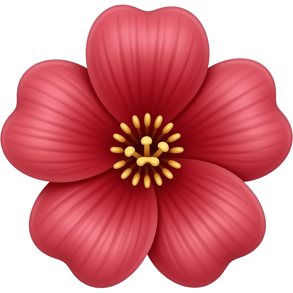 Cravo vermelho flor emoji