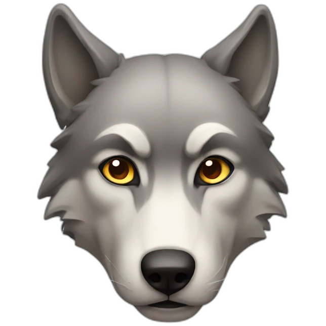 weak wolf emoji