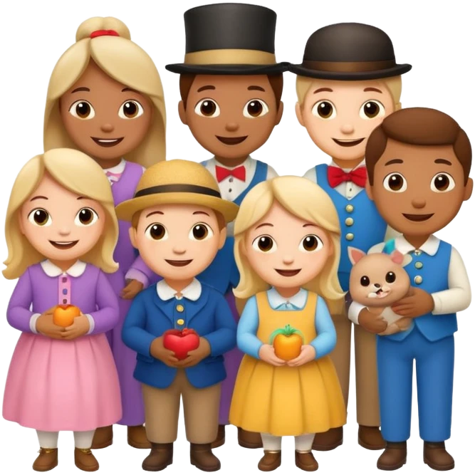 little to peep Nursery Rhyme Characters emoji