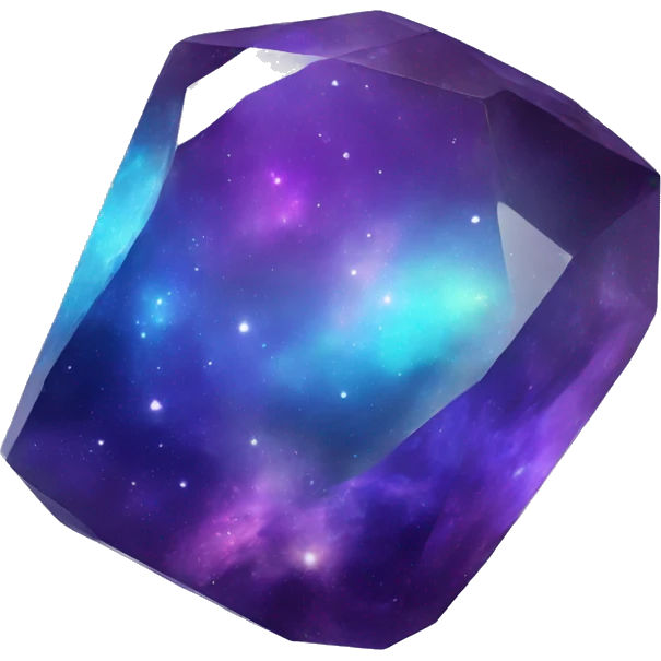 Nebula Gemstone Crystal emoji