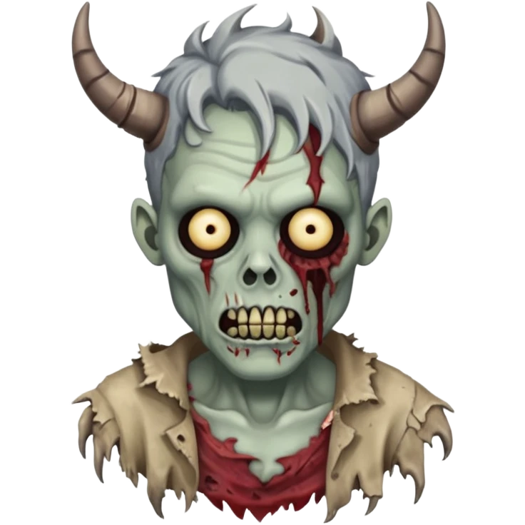 zombie with horns emoji