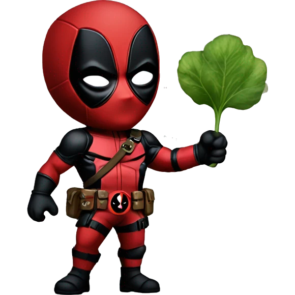 deadpool holding centella emoji