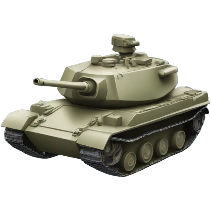 Army tank shooting milk emoji