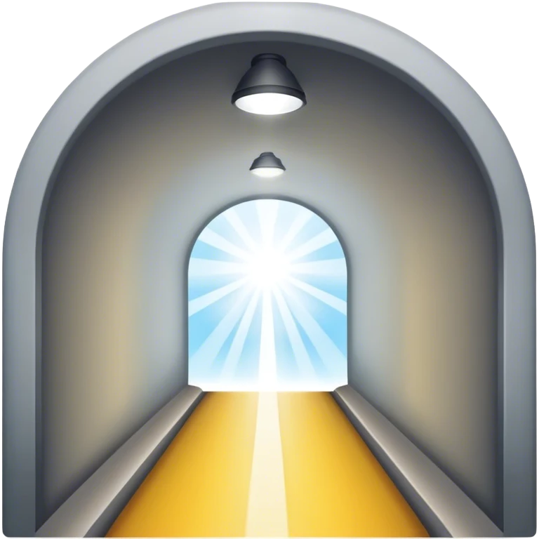 Light at the end of the tunnel emoji