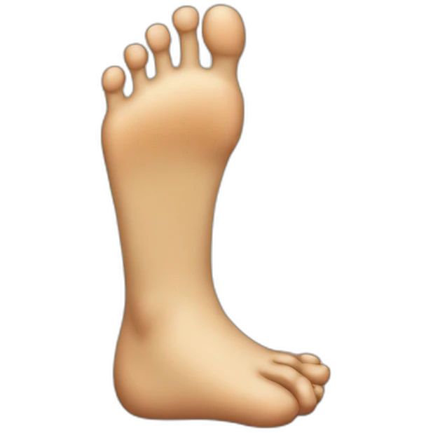 Foot emoji
