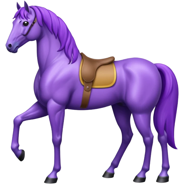 PurPle horse emoji
