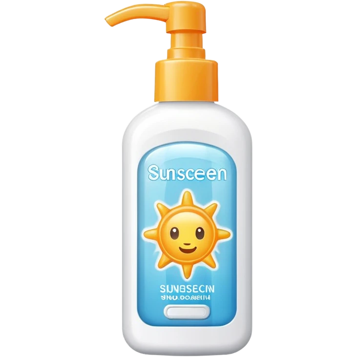 sunscreen without brand emoji