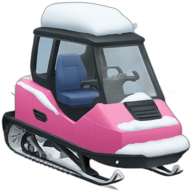 Snow mobile emoji