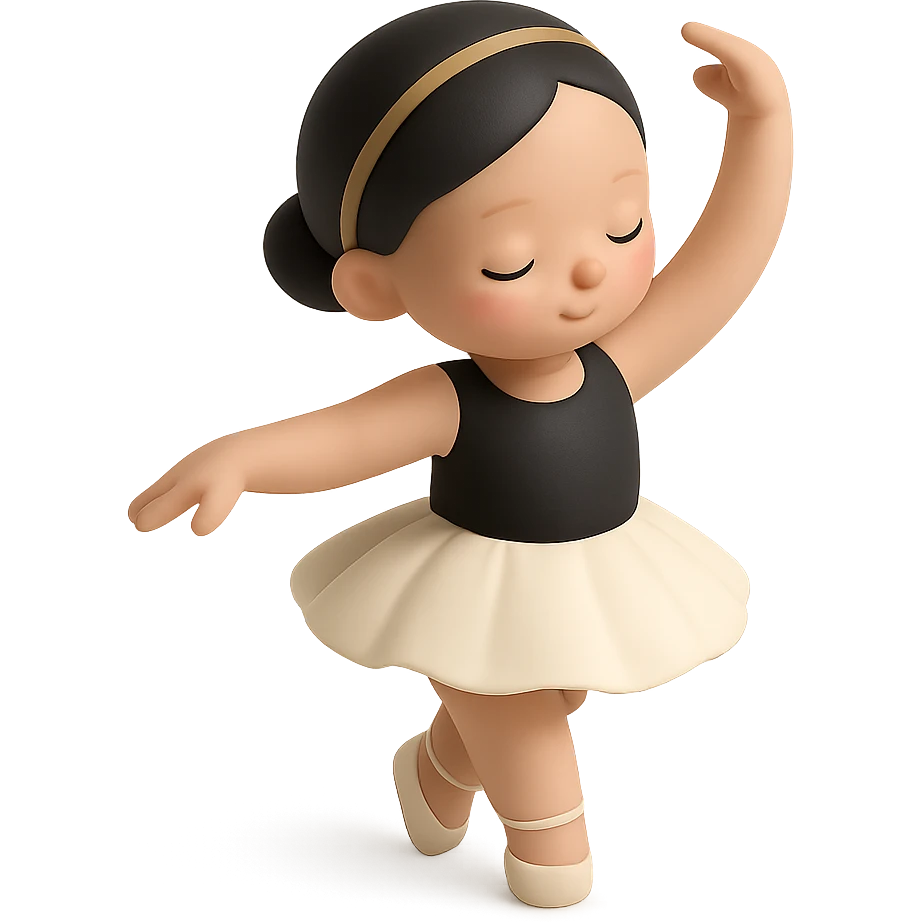 white baby girl dancer emoji