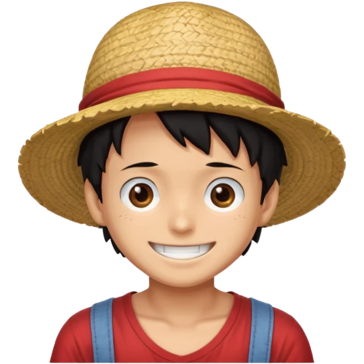Luffy riendo emoji