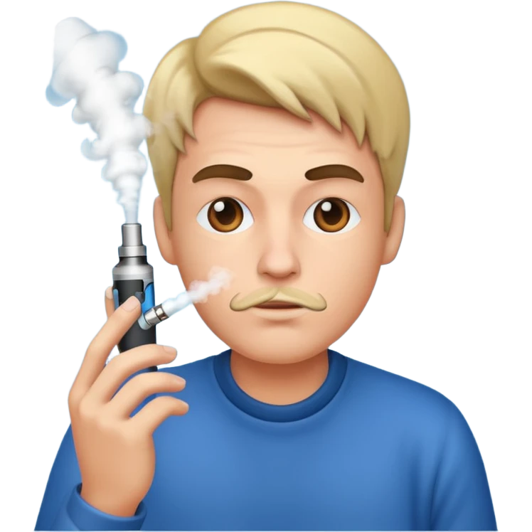 Vape and human emoji