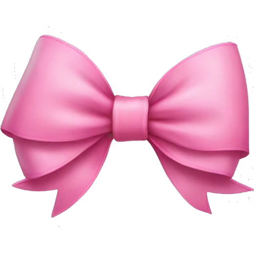 Pink bow emoji