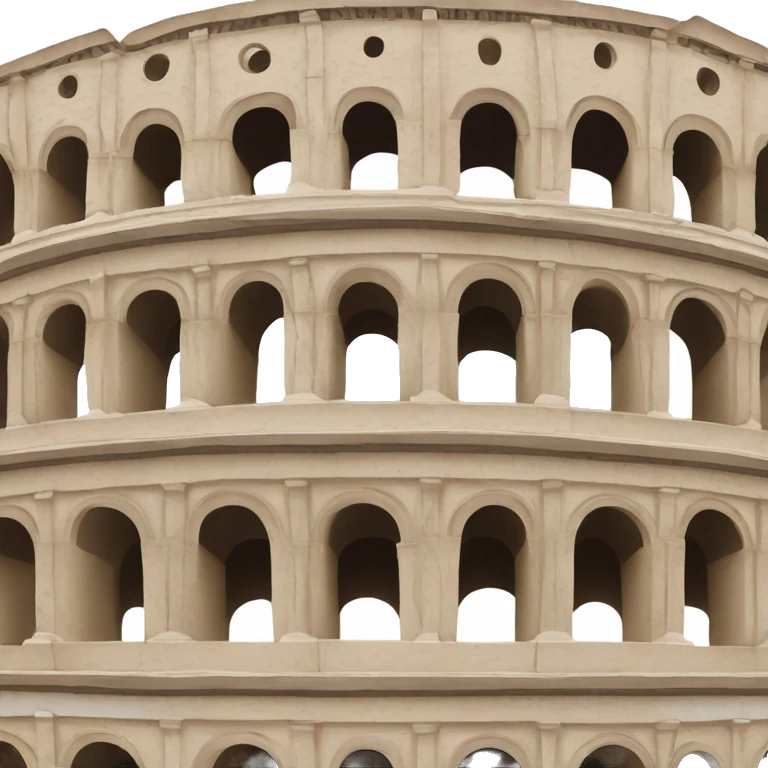 Rome colosseum in apple emoji style emoji