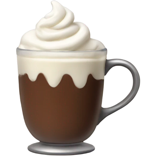 Hot chocolate with cream  emoji