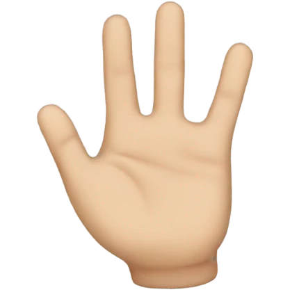 hand with finger emoji