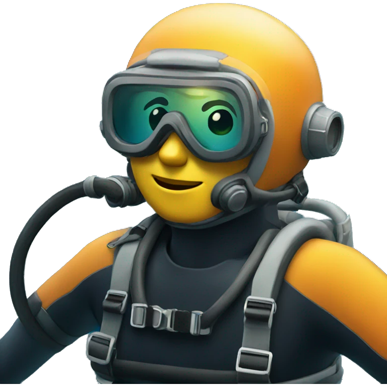 diver on a journey emoji