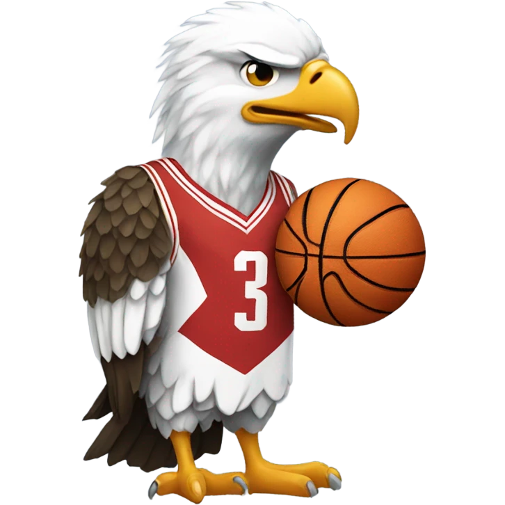 basketball jersey bald eagle emoji