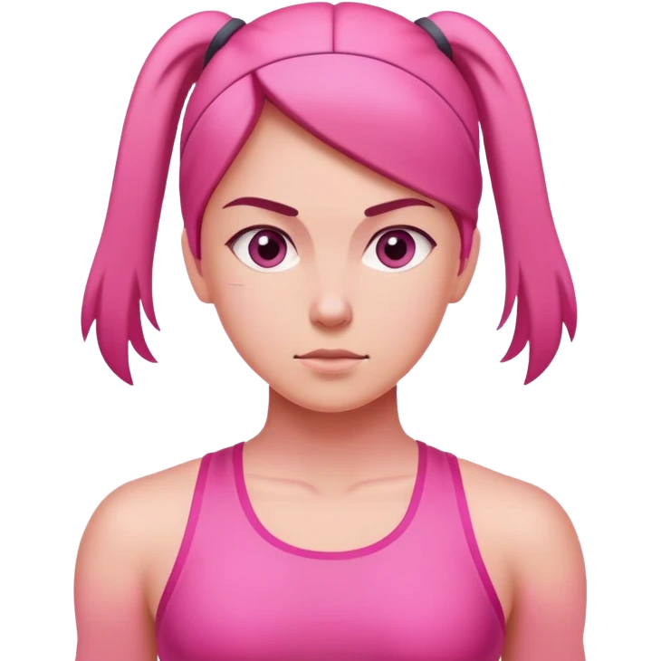 Pink fitness tings  emoji