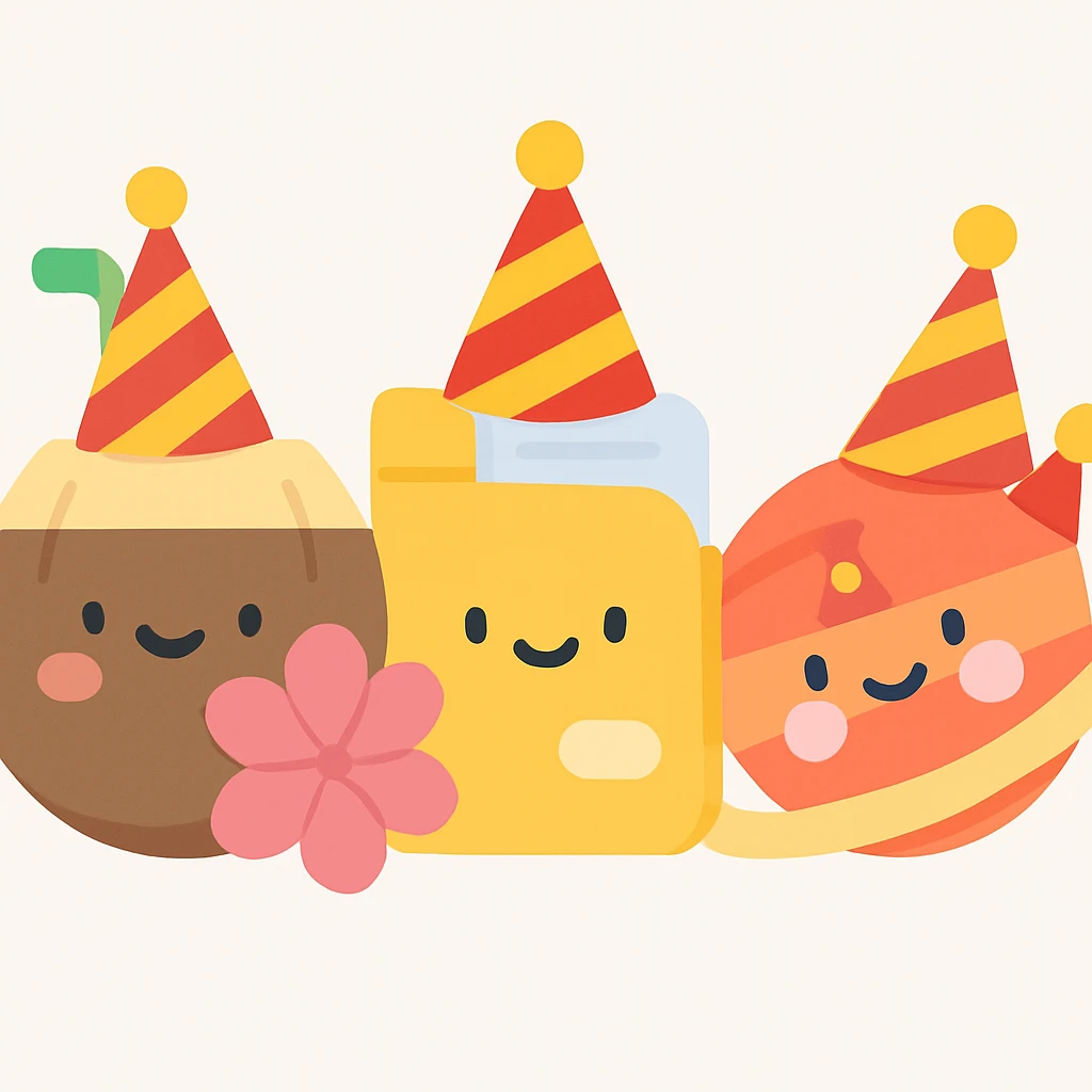 party hat emoji