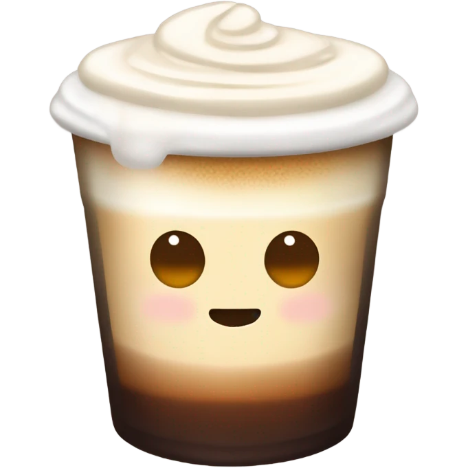raf coffee in a glass cup emoji