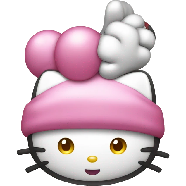 hello kitty happy emoji
