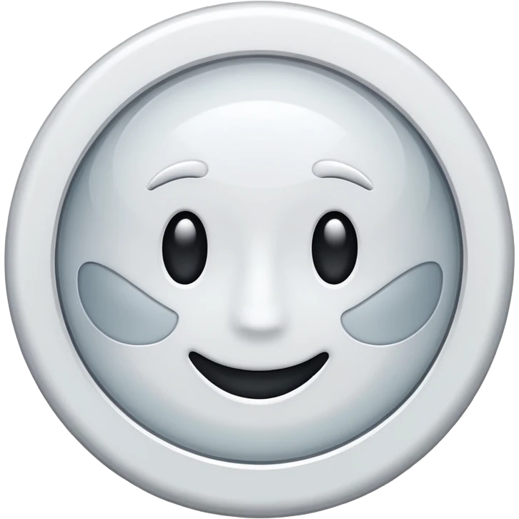 white vinyl emoji