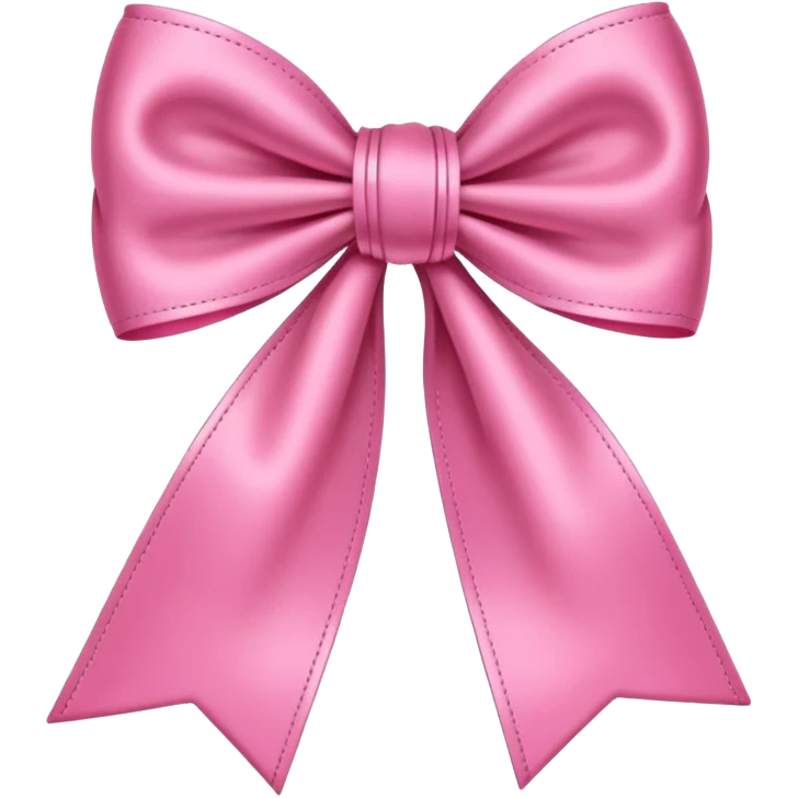 Cute pink bow emoji