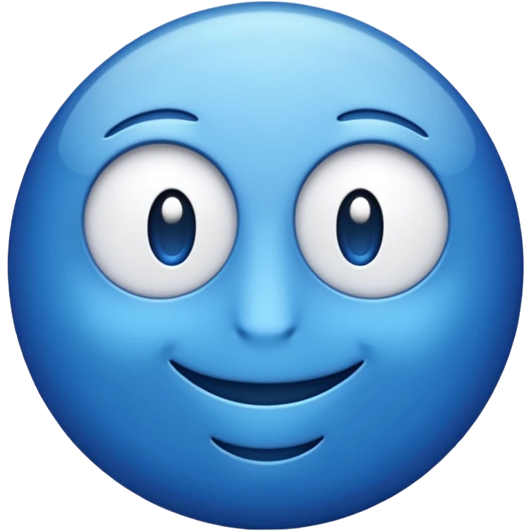 Téléphone iPhone 13 bleu emoji