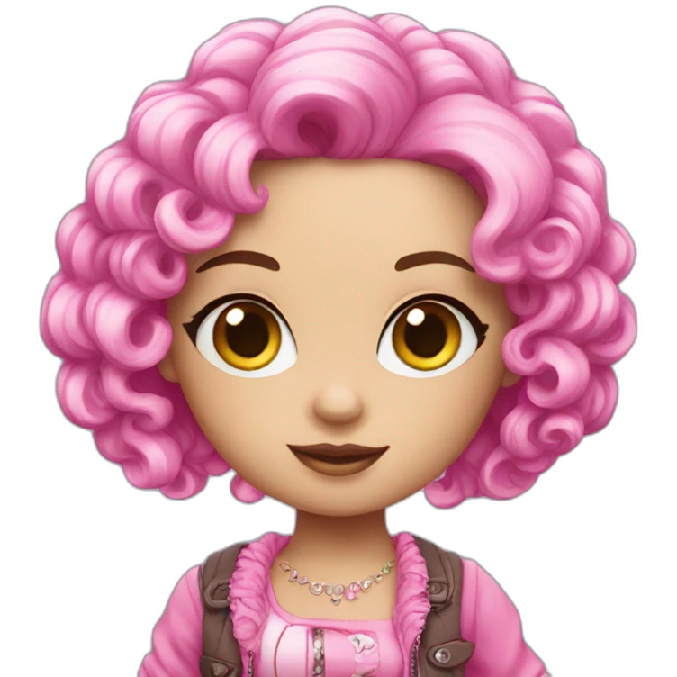 Pinkie cooper doll emoji
