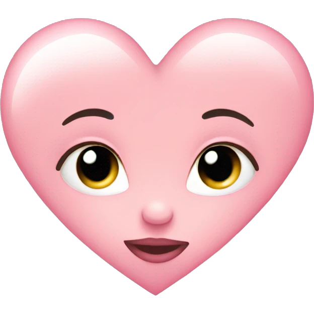 baby pink heart emoji