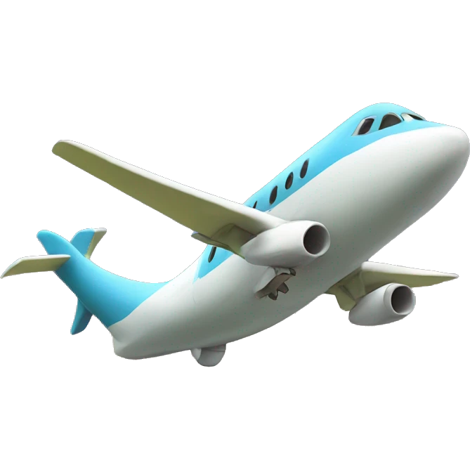 dinosaur flying in plane emoji
