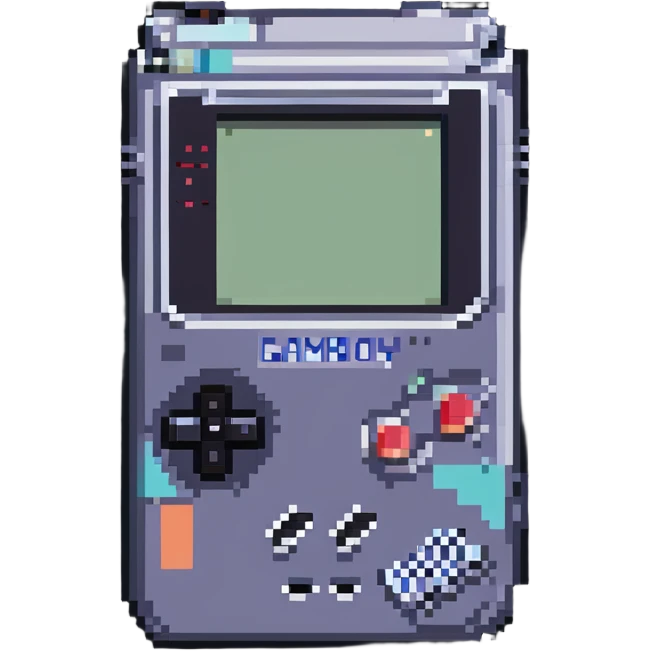 1930s style cartoon gameboy console character

 emoji