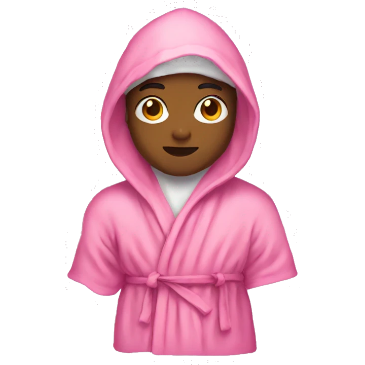 Pink robe emoji