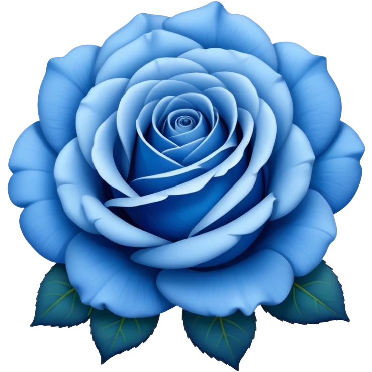 blue rose emoji