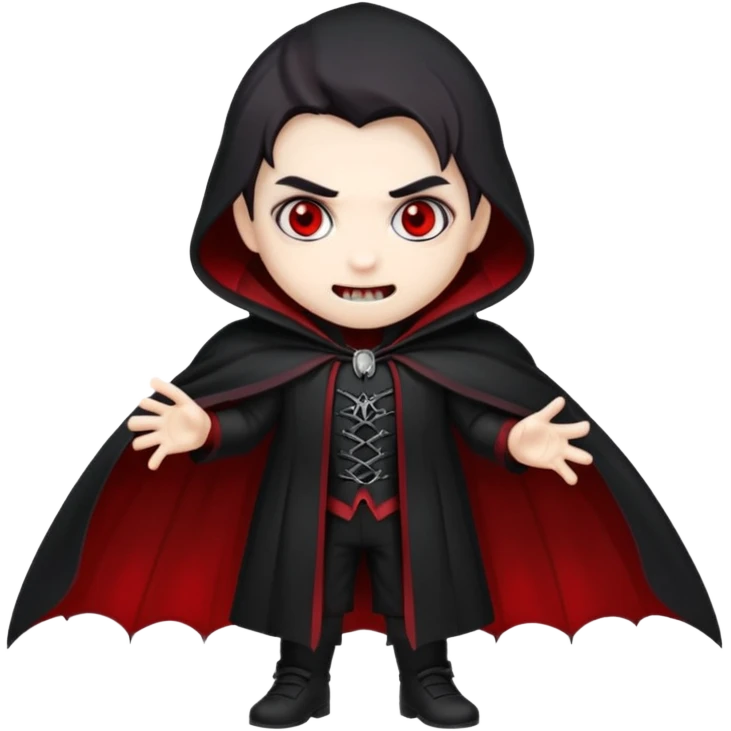 vampire, chibi full body emoji