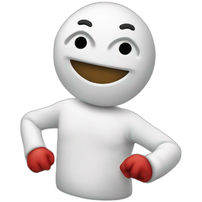 Bonhomme qui fais un dab emoji