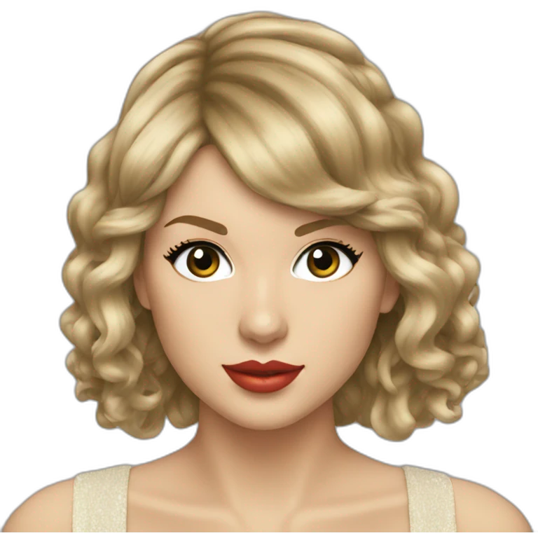 Taylor Swift pelo largo emoji