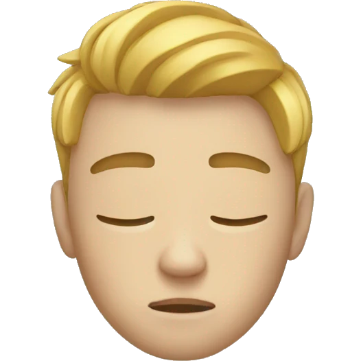 student with headache emoji
