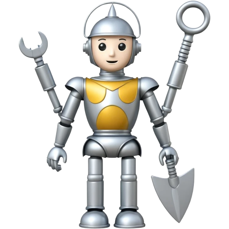 Tin Man toy emoji