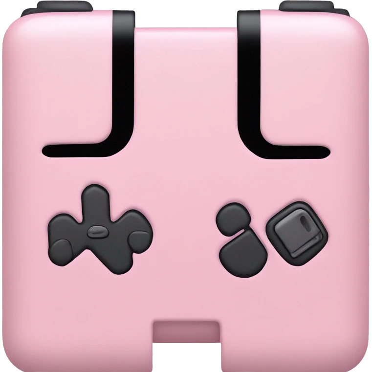 Soft pink Nintendo switch  emoji