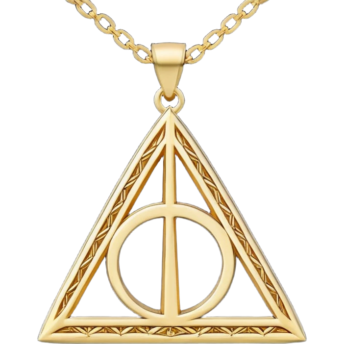 deathly hallows necklace emoji