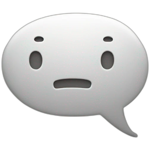 speech bubble emoji