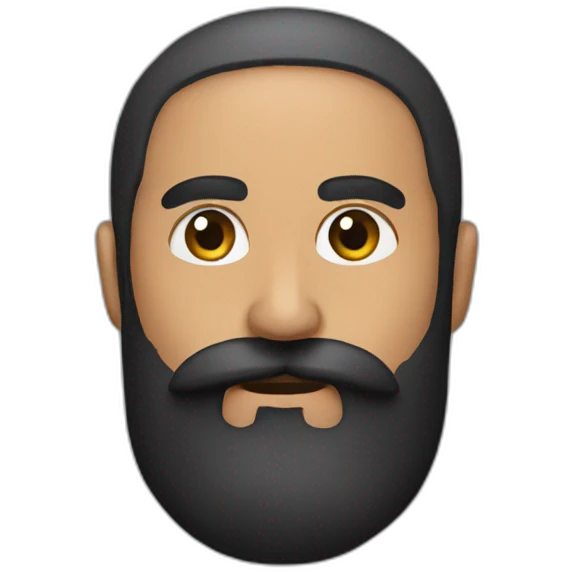 black beard emoji