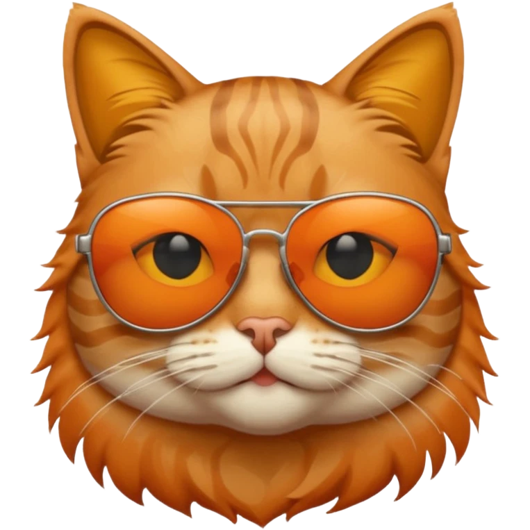 Cat wearing sunglasses emoji