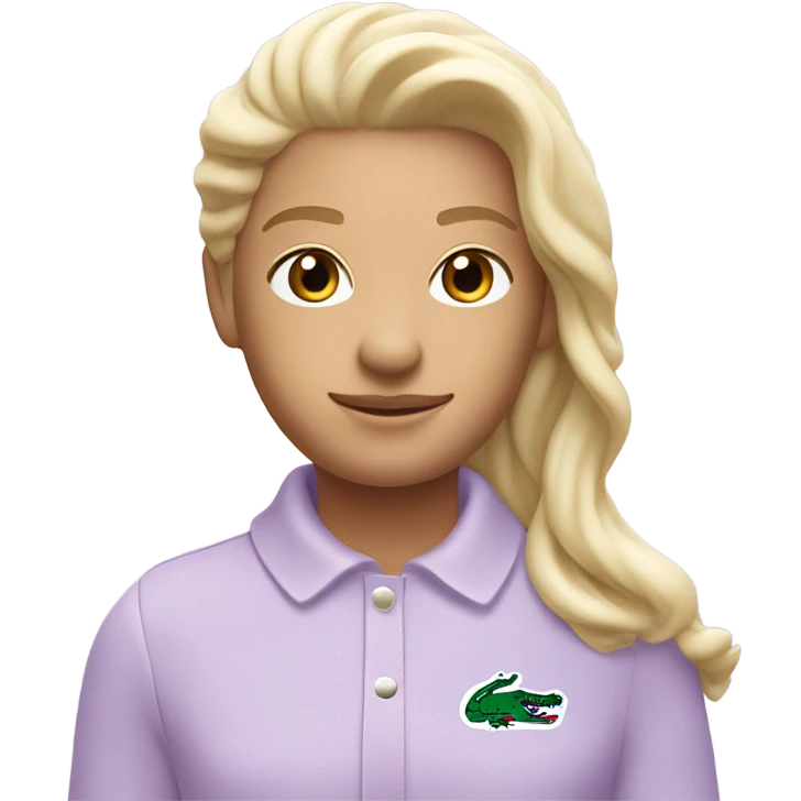 pastel purple Lacoste perfume emoji
